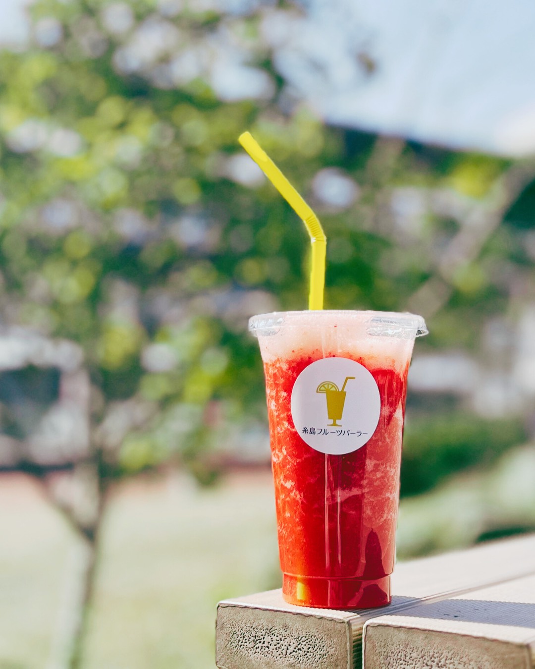 糸島フルーツパーラーのスムージー