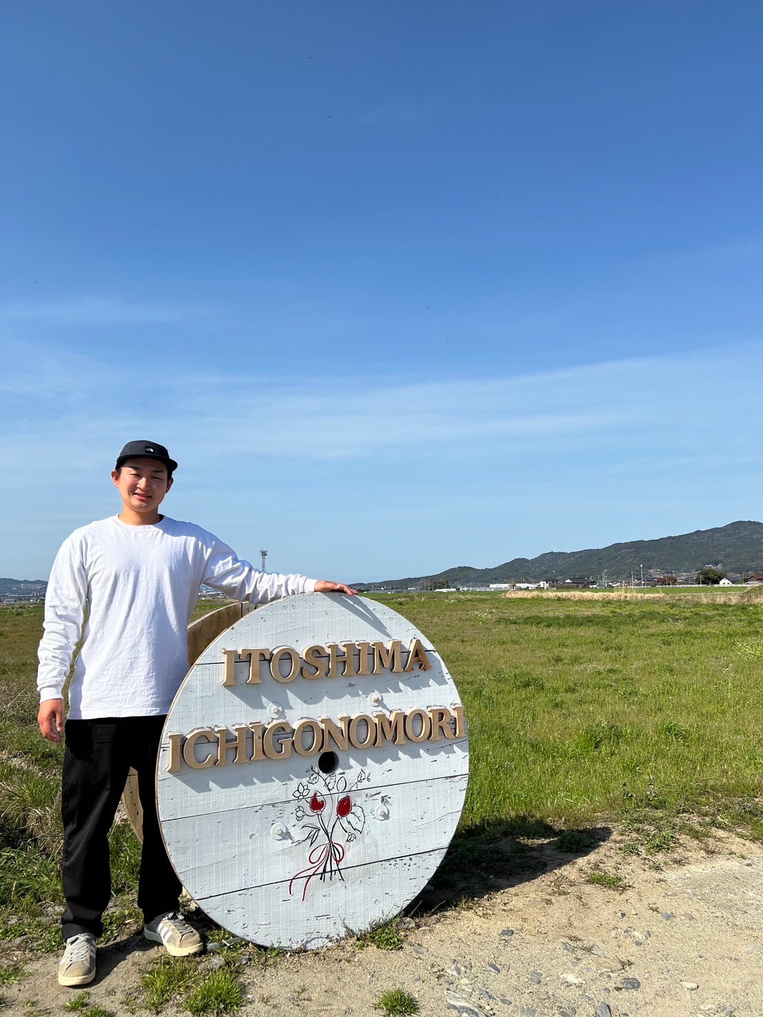 糸島いちごの森 看板